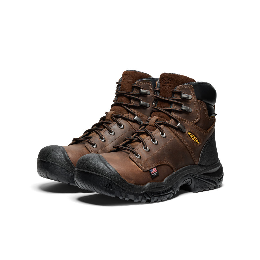 Men's Mt Vernon II 6" Waterproof Boot (Steel Toe)  |  Dark Earth/Black