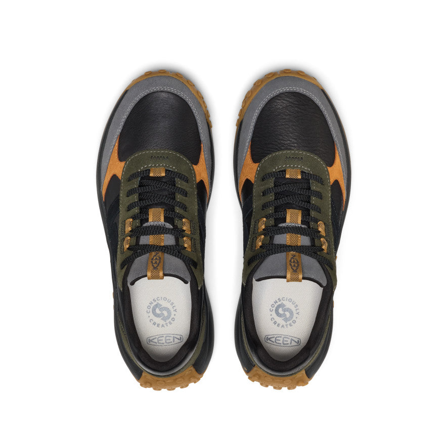 Men's KS86 Leather Sneaker  |  Forest Night/Keen Maple