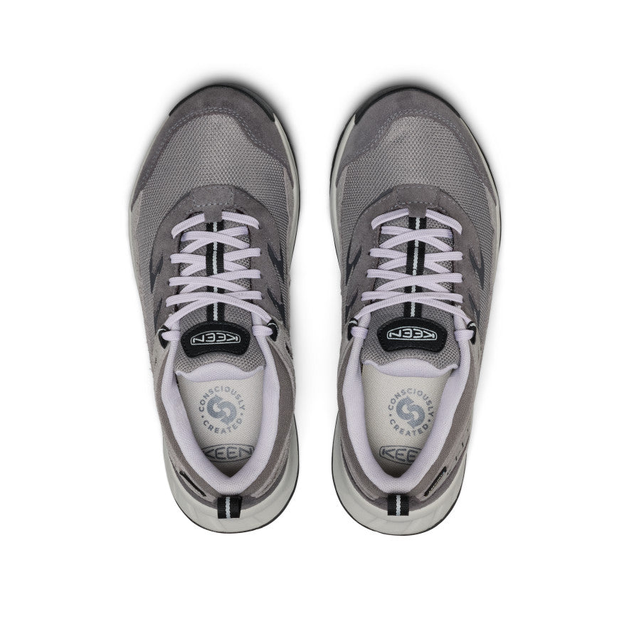 Women's Hightrail Waterproof Hiking Shoe  |  Steel Grey/Thistle