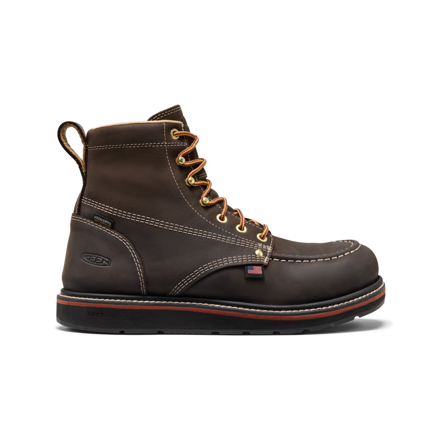 Men's Liberty 6" Waterproof Boot (Carbon Toe)  |  Coffee Bean/Black