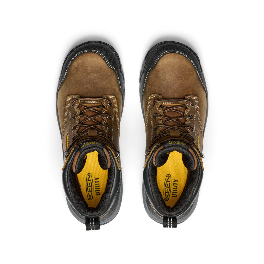 Men's Evanston 6" Waterproof Boot (Soft Toe)  |  Bison/Black