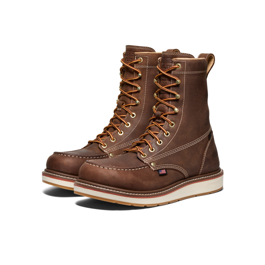 Men's Liberty 8" Waterproof Boot (Carbon Toe)  |  Chestnut/Gum