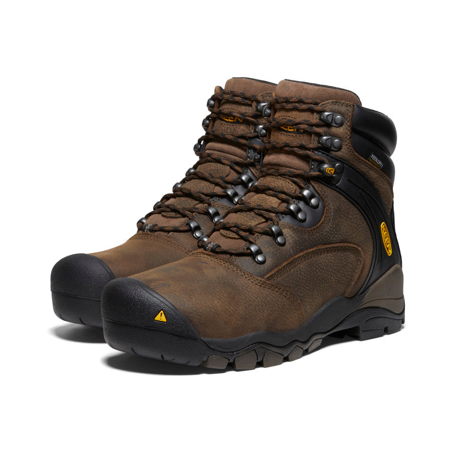 Men's Louisville 6" Waterproof Boot (Steel Toe)  |  Cascade Brown