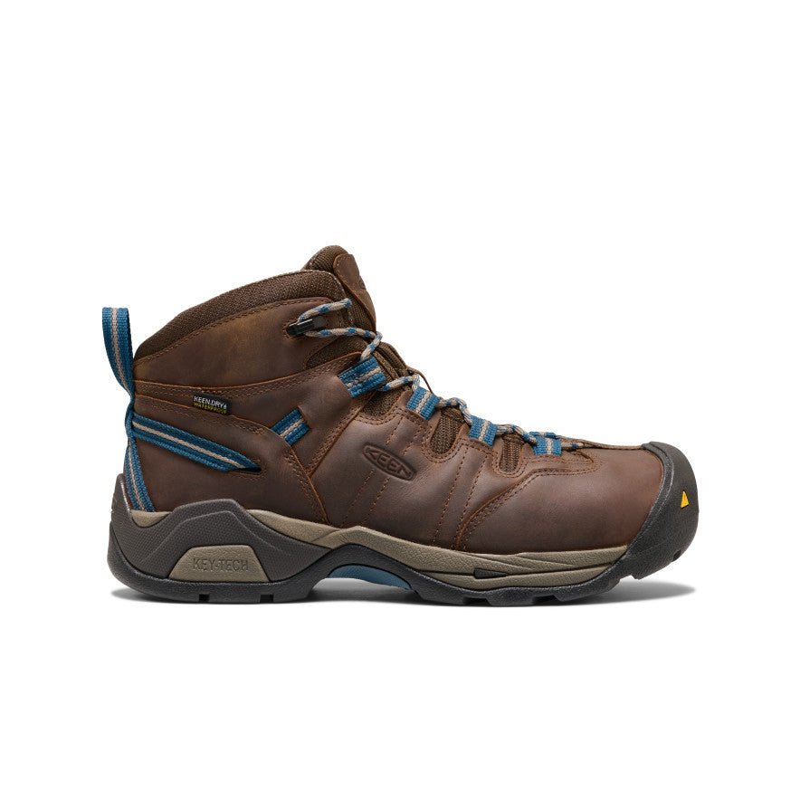 Men's Detroit XT Waterproof Boot (Steel Toe)  |  Cascade Brown/Orion Blue