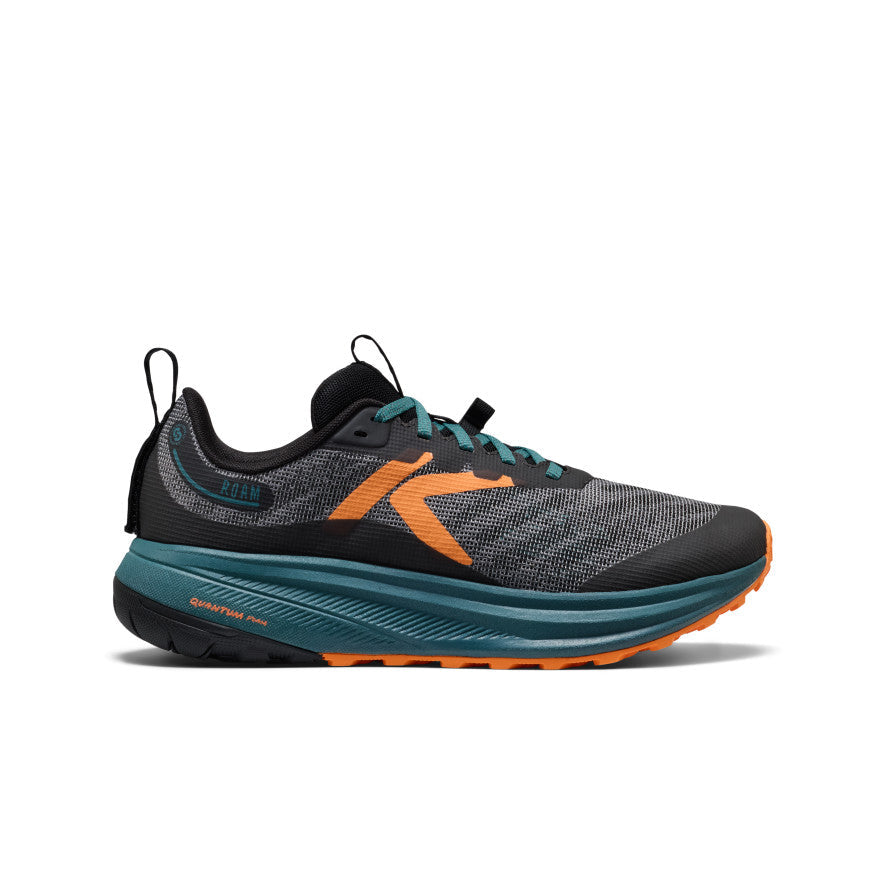 Men's Roam Trail Running Shoe  |  Black/Orange Peel