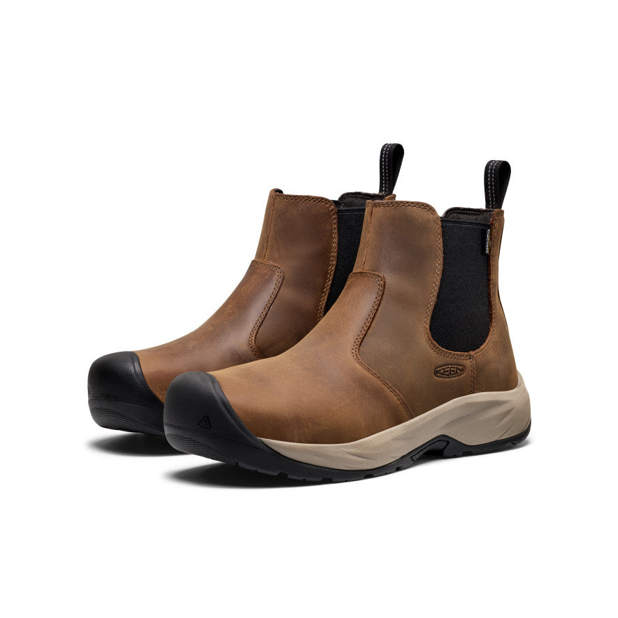 image|one|both|both|Men's Highframe Chelsea Waterproof Work Boot (Steel Toe) - Pair Angle Image